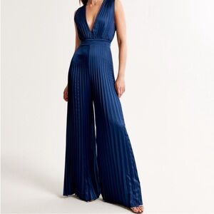 Abercrombie Giselle Pleated Jumpsuit Petite Large